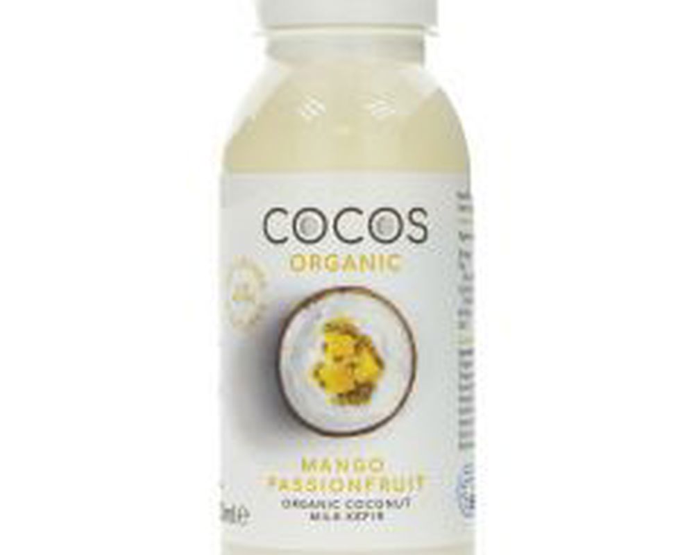 Cocos coconut kefir mango passion fruit