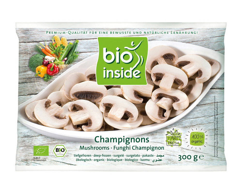 Organic Sliced Mushrooms 300g