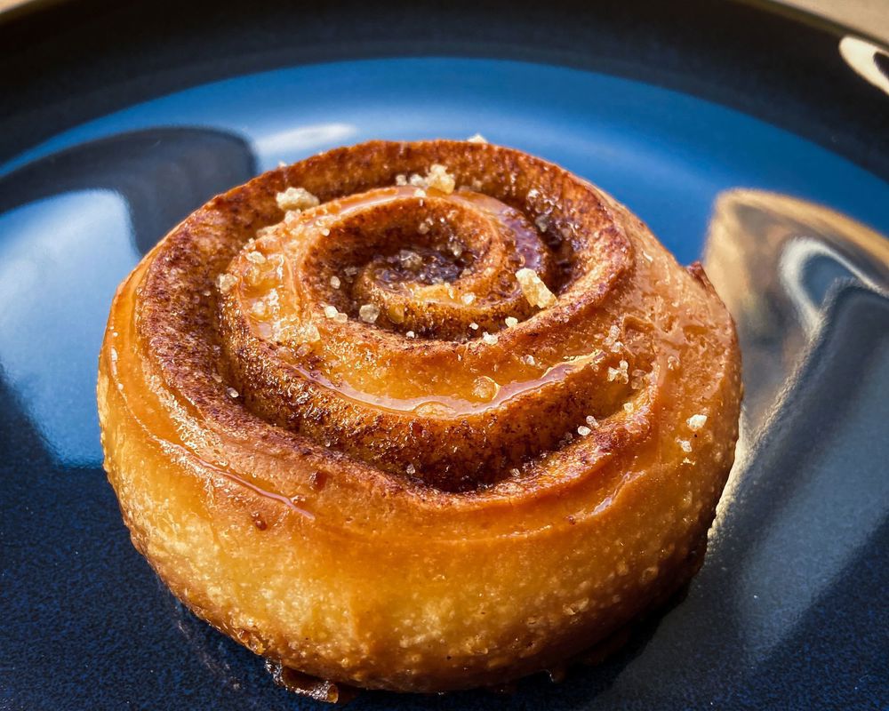 Sourdough cinnamon bun