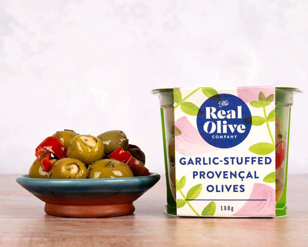 Garlic Stuffed Provençale Olives