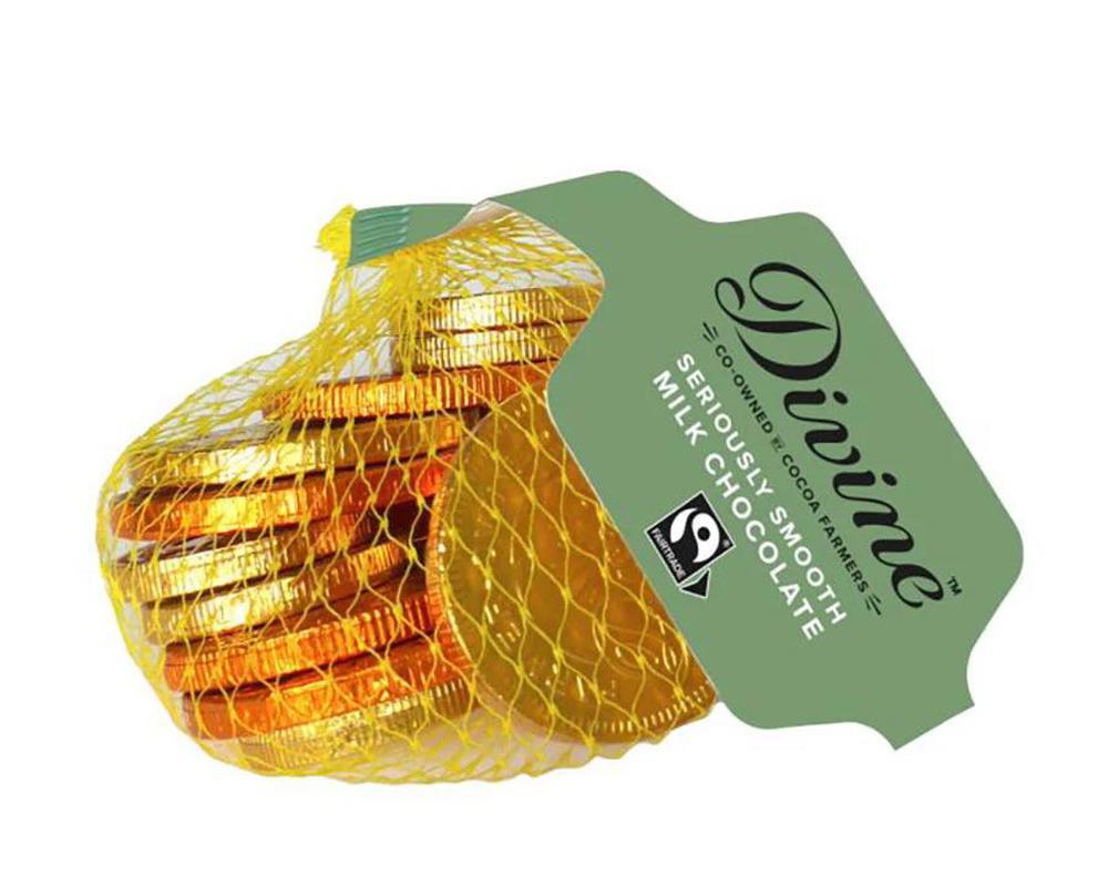 Divine Milk Chocolate Coins