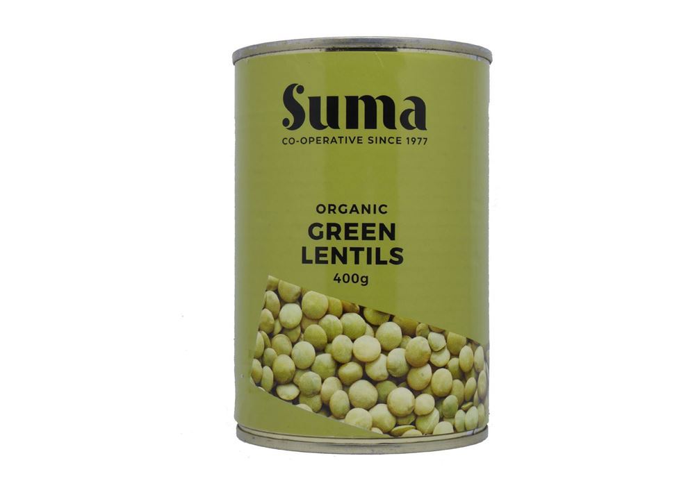 Organic Tinned Green Lentils