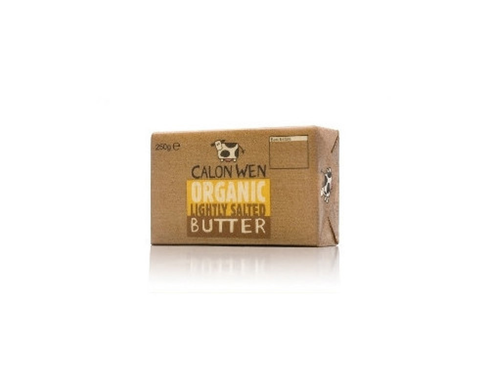 Calon Wen, Lightly Salted Organic Welsh Butter, 250g Block