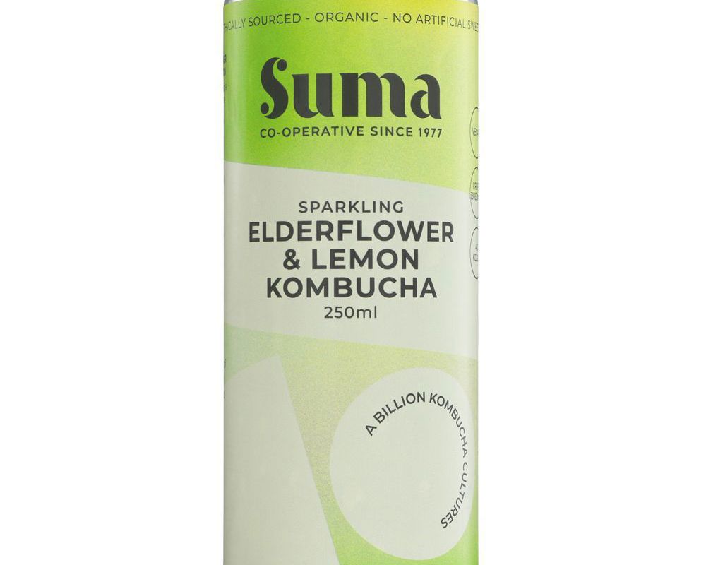 Suma Elderflower Lemon Kombucha