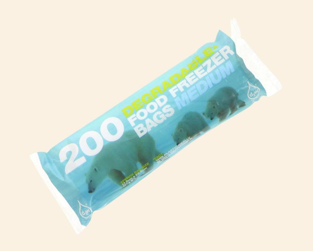 D2W Degradable Freezer Bags