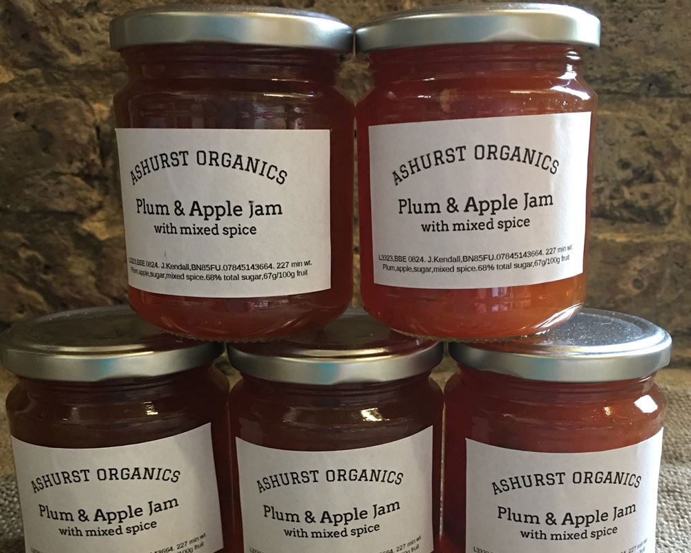 Plum and apple jam