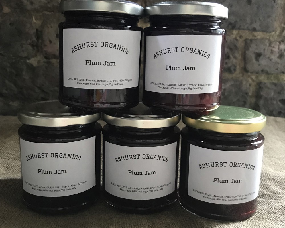 Plum and apple jam