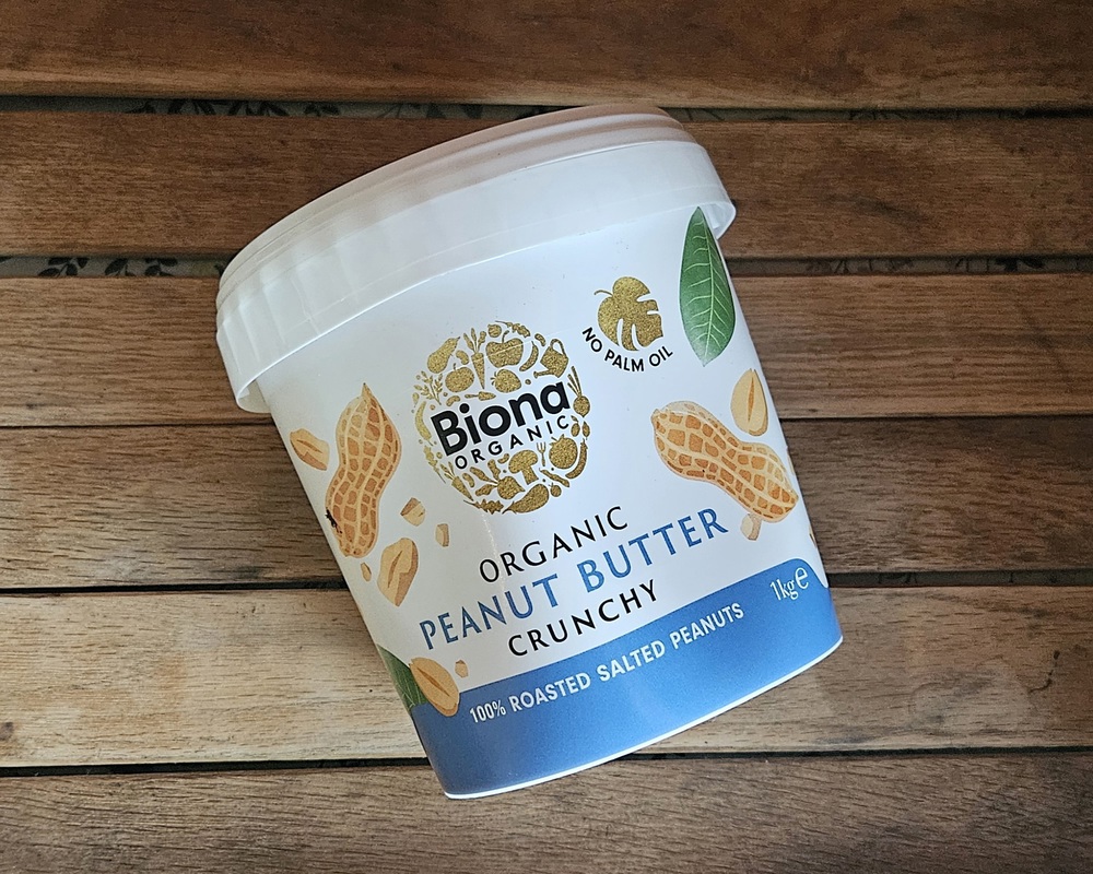 Organic crunchy peanut butter (salted) 1kg