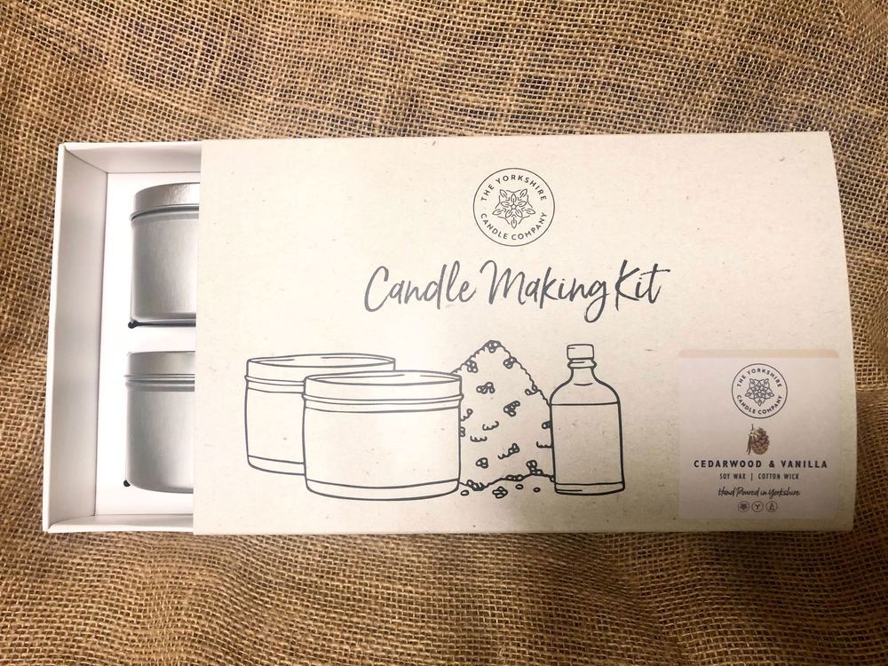 DIY Sheffield Candle making kit - Vanilla and Cedarwood