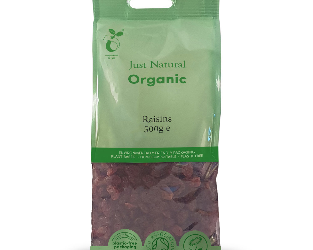 Organic Thompson Seedless Raisins - 500g