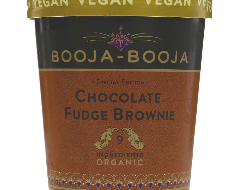 Booja Booja Organic Chocolate Fudge Brownie vegan Ice Cream