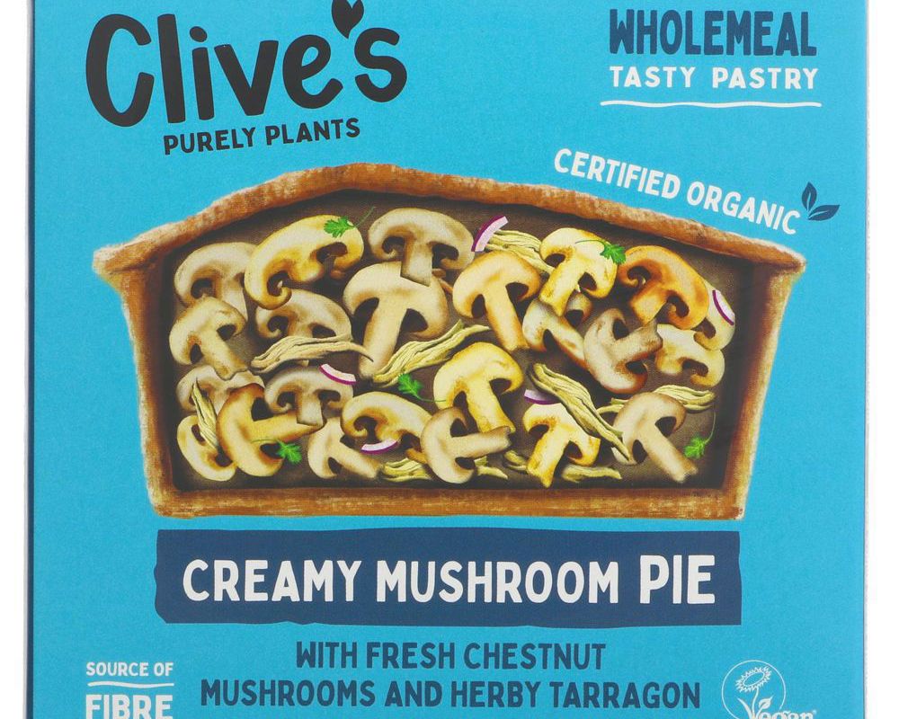 Clives Creamy Mushroom pie