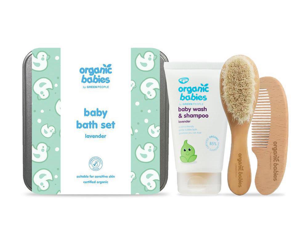 Organic Babies Baby Bath Set Lavender 425g