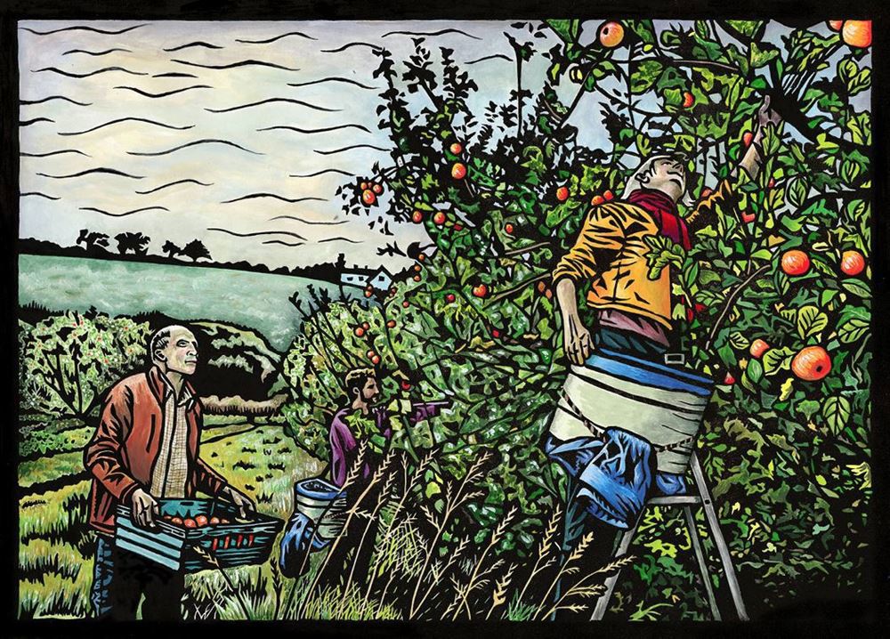 Card - Apples In The Autumn Sun