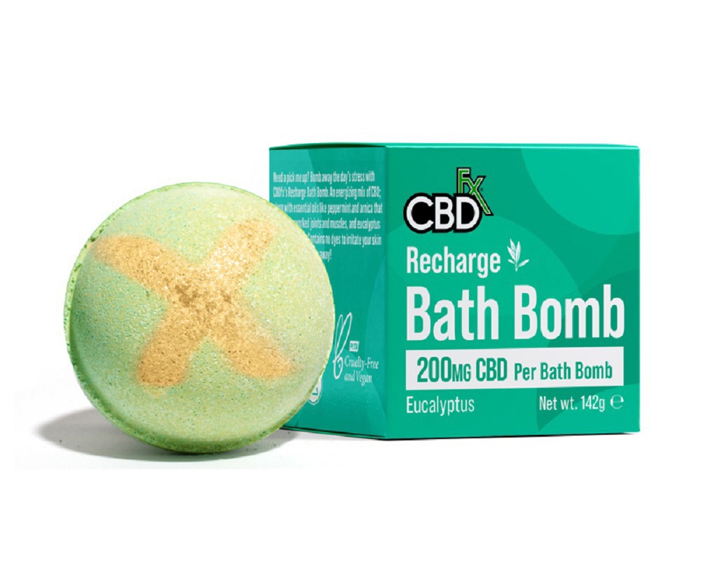 CBDfx Recharge Bath Bomb 200mg