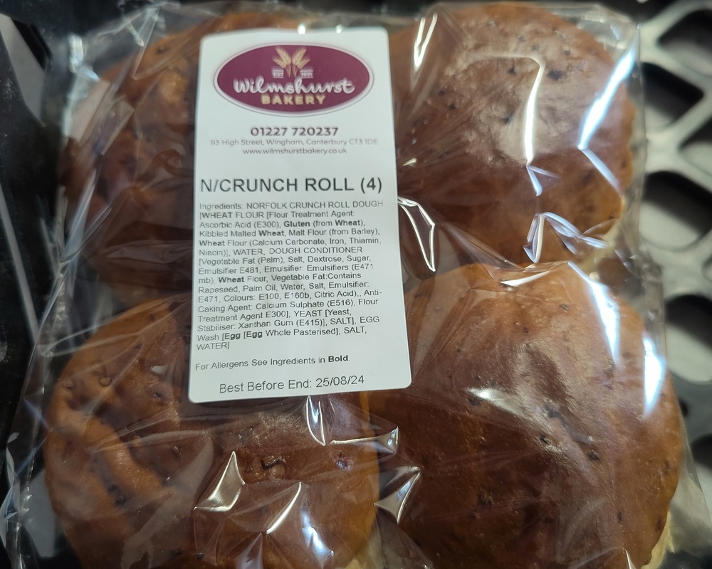 Bread- N/Folk Crunch Rolls (4)