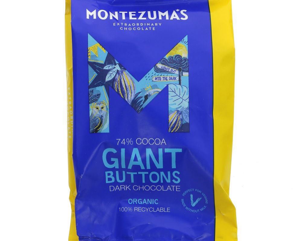 Montezuma dark chocolate buttons 73%