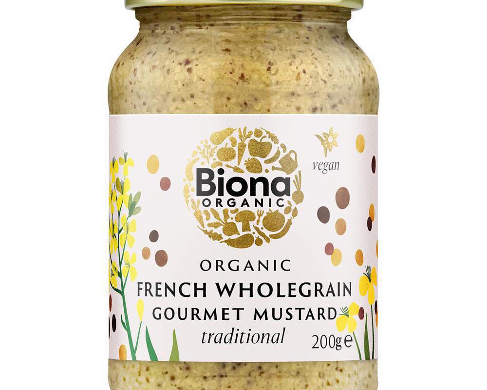 French Wholegrain Mustard Traditional Organic 200g