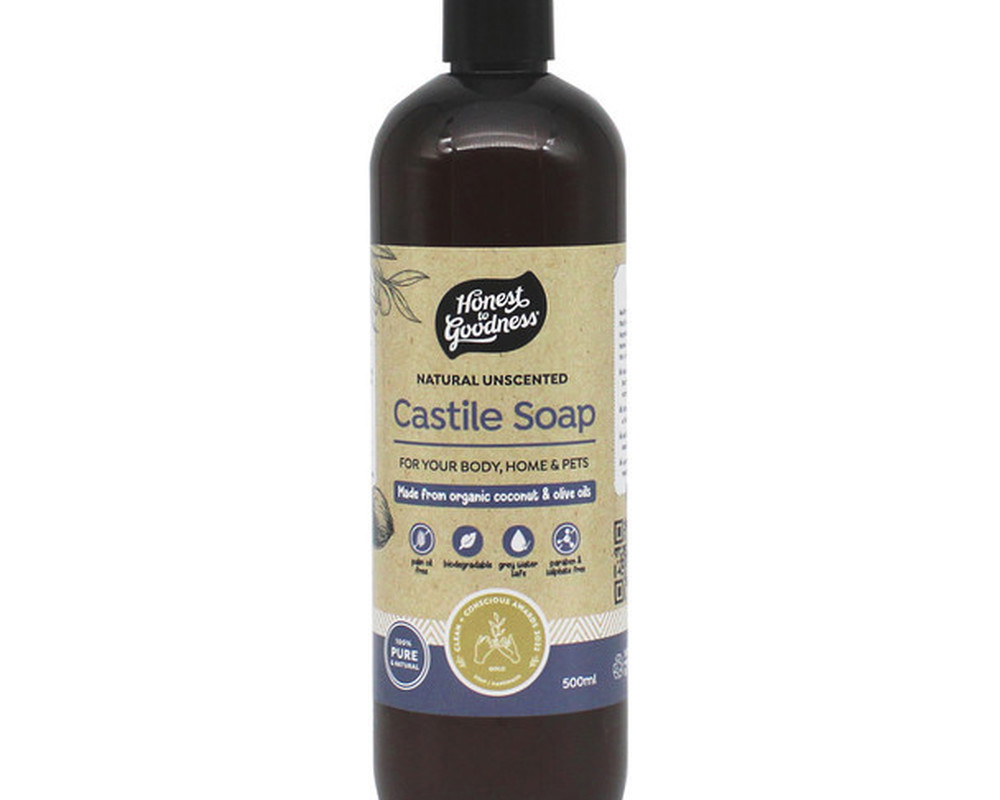 Soap Natural: Unscented Castile - HG