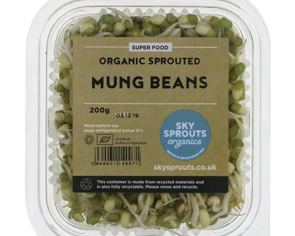 Sky sprouts Organic Sprouted Mung Beans