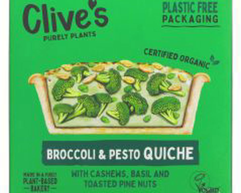 Clives Broccoli & Pesto Quiche