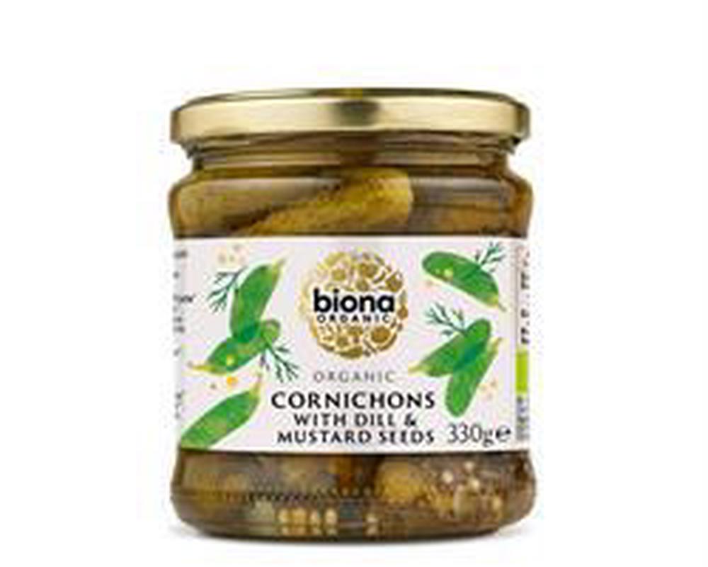 Biona organic Cornichons (Mini Gherkins)