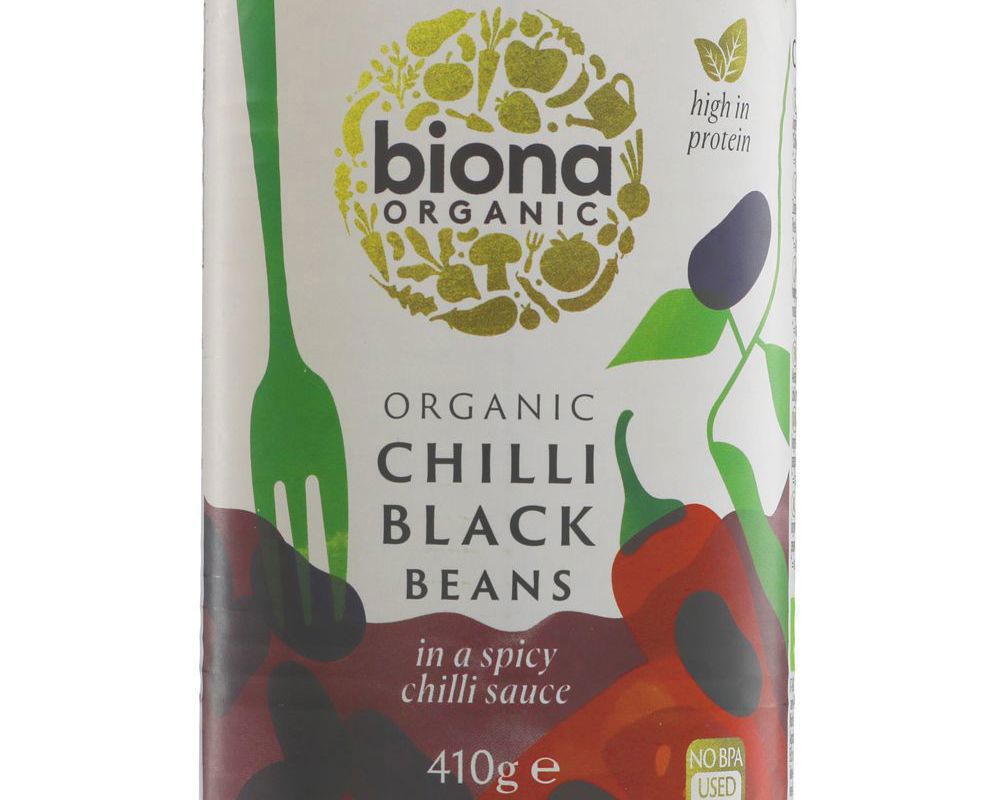 (Biona) Chilli Black Beans 410g