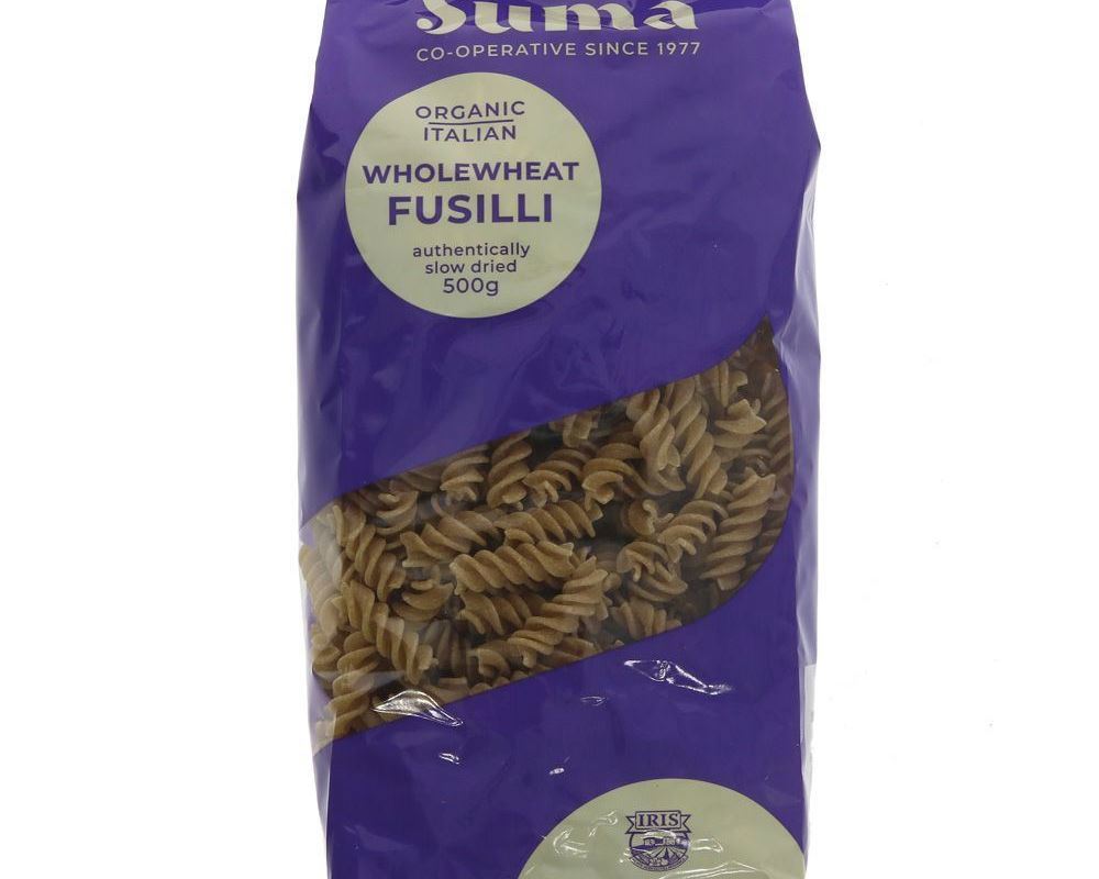 (Suma) Pasta - Fusilli Wholewheat 500g