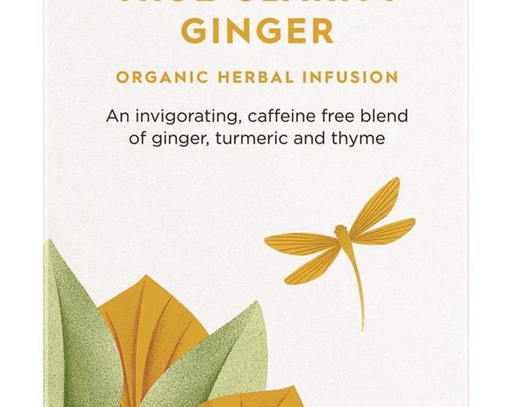 Organic True Clarity Ginger Herbal Infusion 20 bags