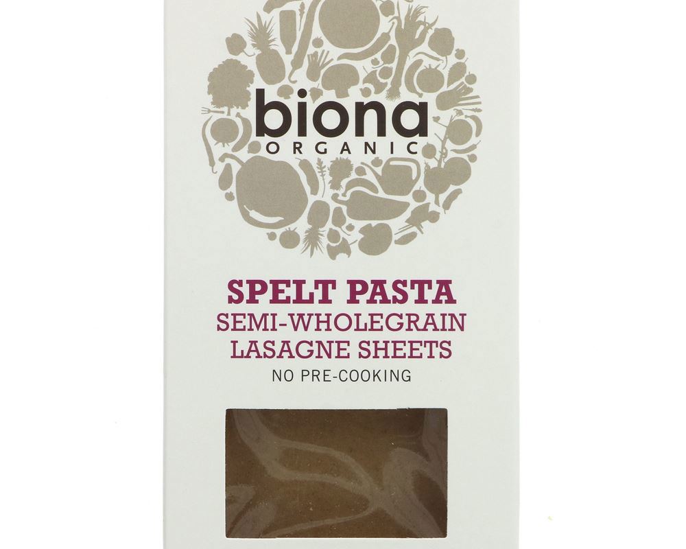 Organic Spelt Lasagne Sheets - 250G