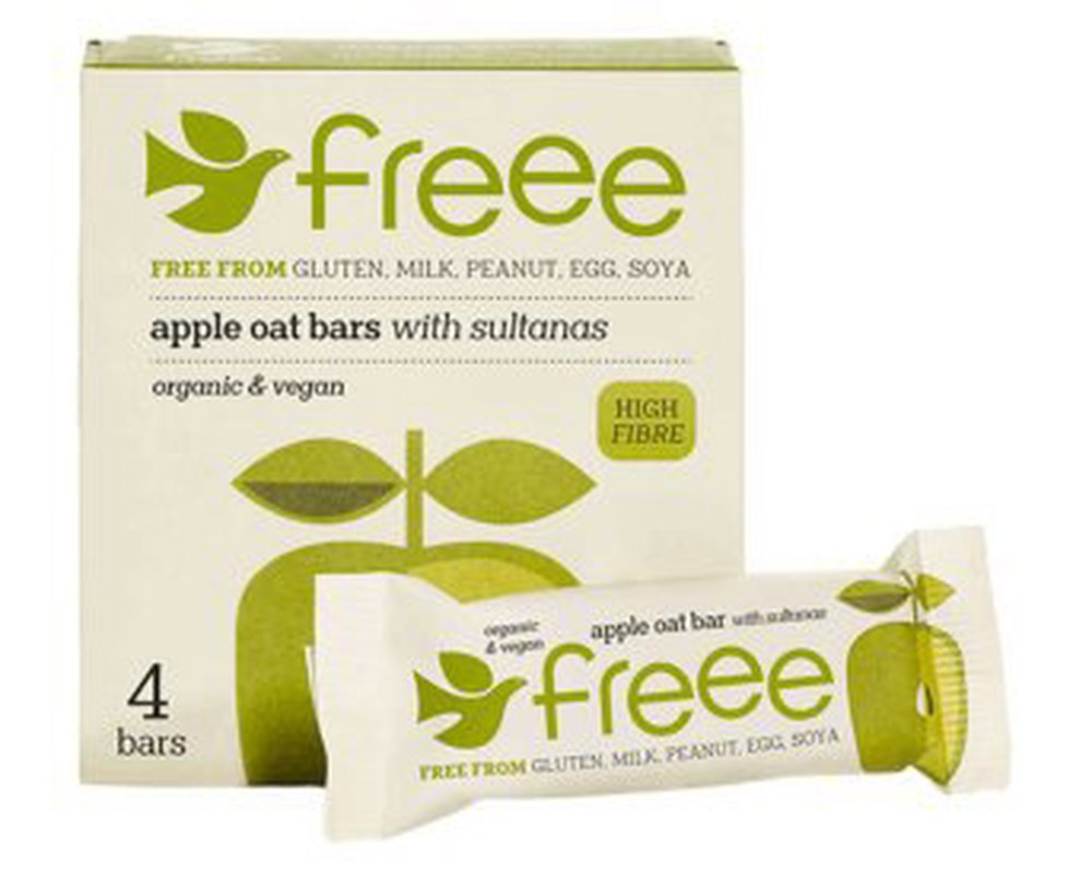 Doves Farm Apple Oat bar X 4 X 35G
