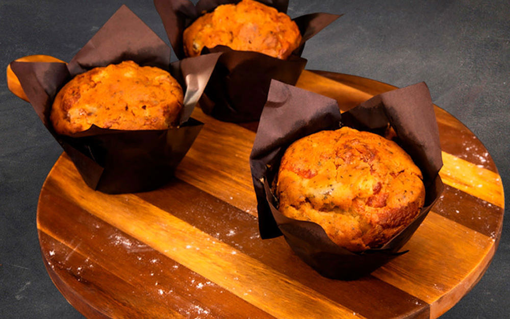 Savoury Pastry: Muffin - Jalapeno & Red Pepper - BB