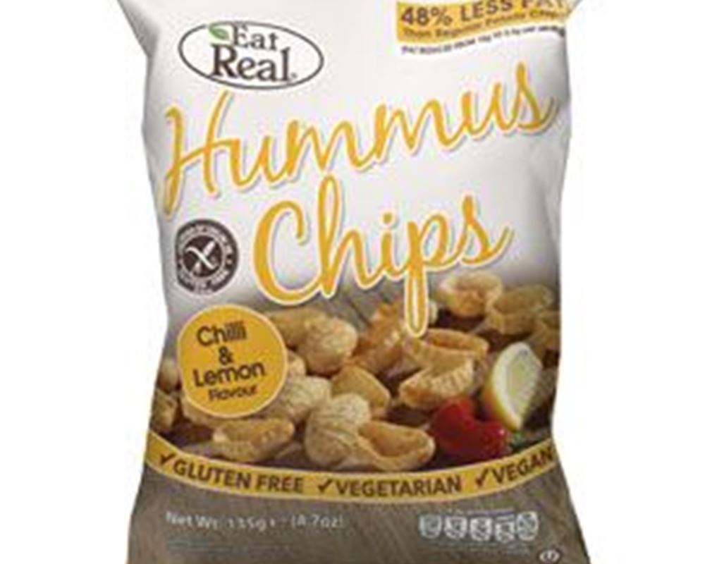 Eat Real - Hummus Chips Chilli & Lemon Non Organic