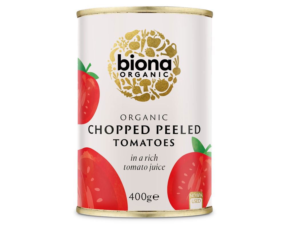 Organic Chopped Peeled Tomatoes - 400G