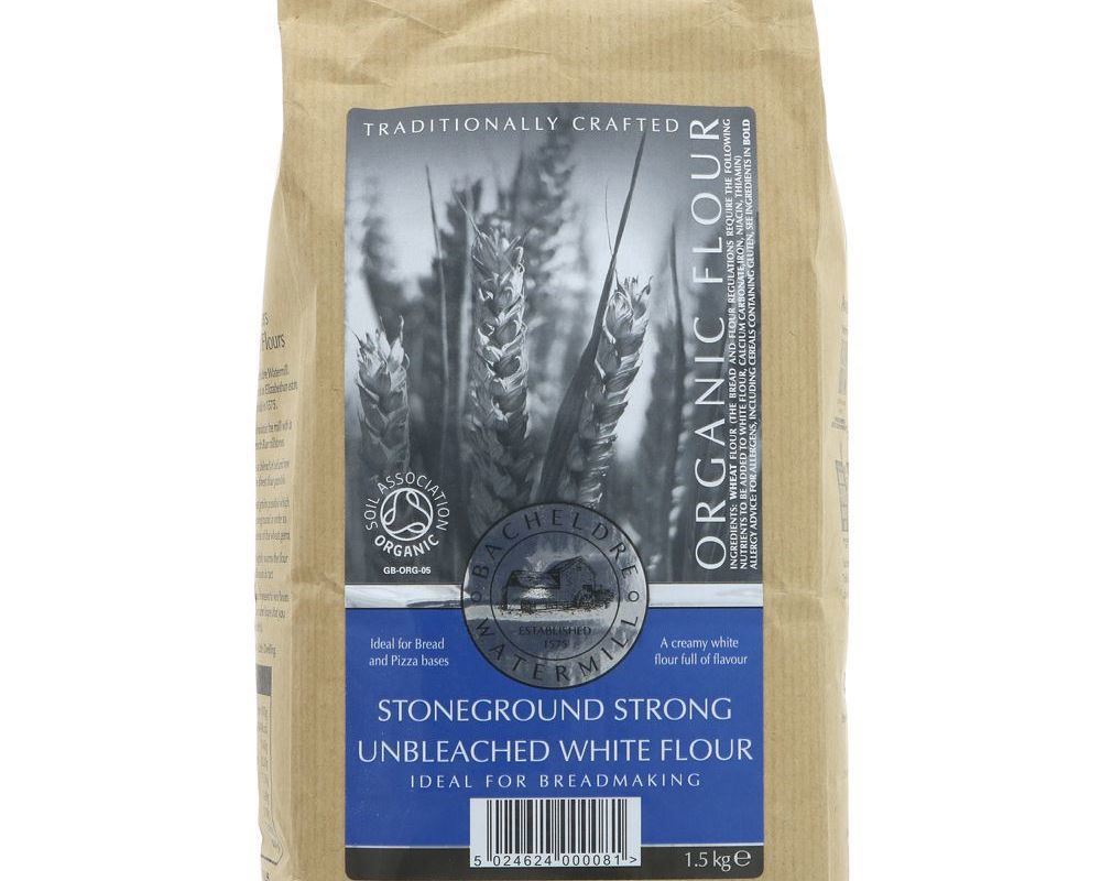 (Bacheldre) Flour - Strong Unbleached Stoneground White 1.5kg