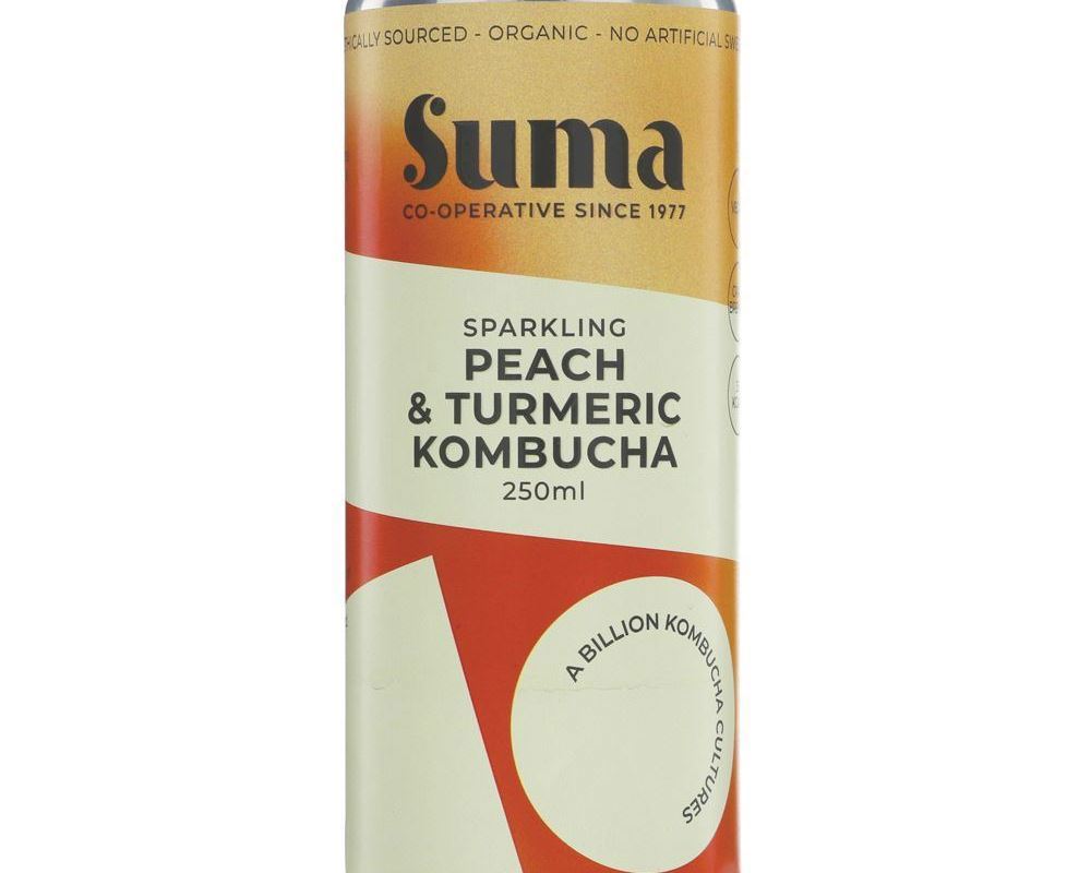 (Suma) Kombucha Peach & Turmeric 250ml
