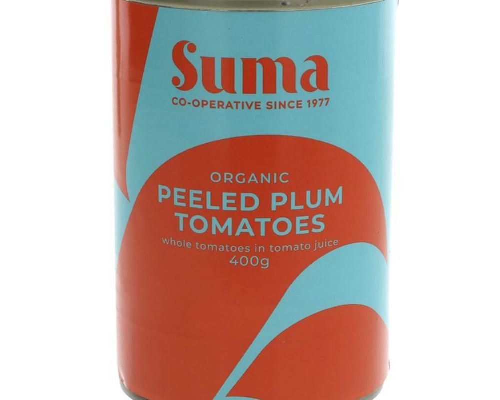 Organic Tinned Whole Peeled Plum Tomatoes