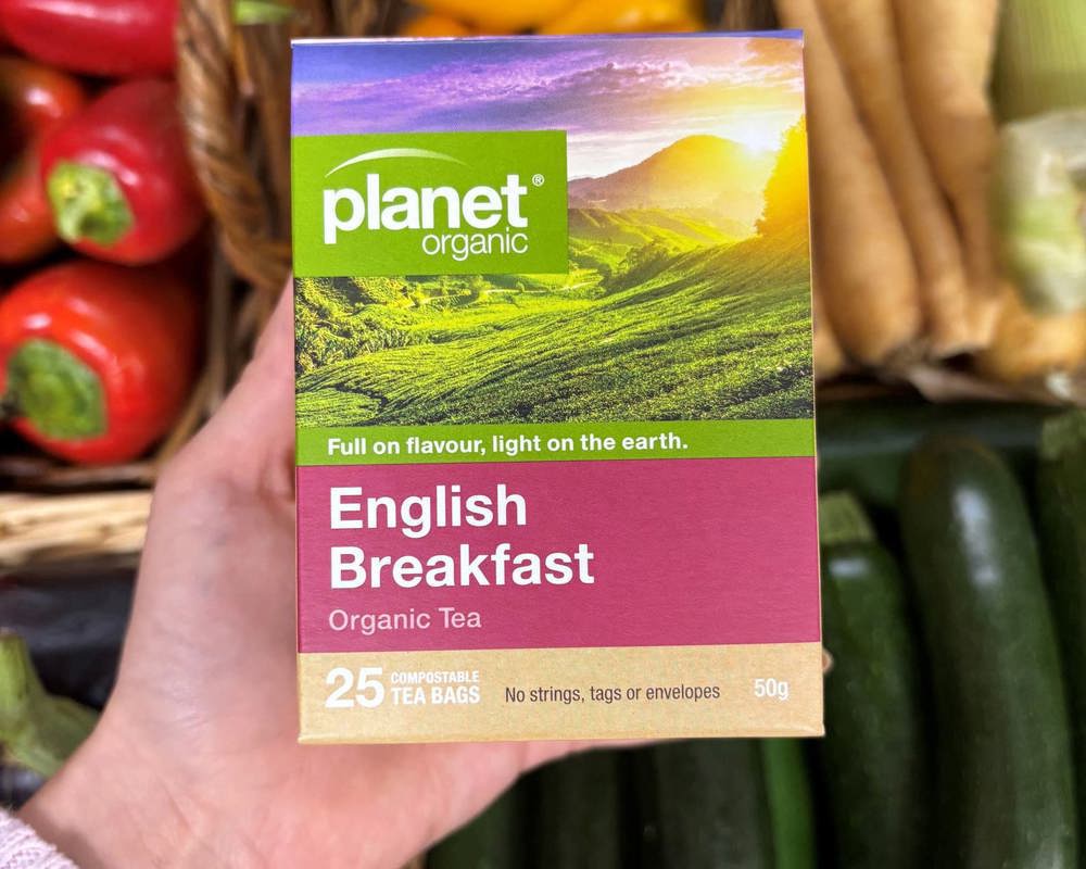 Planet Organic Tea 25 Bags English Breakfast