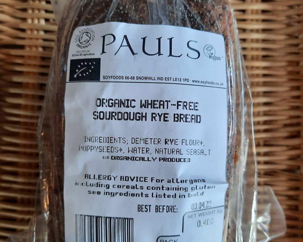 Wheat-Free Sourdough Rye Bread 400g