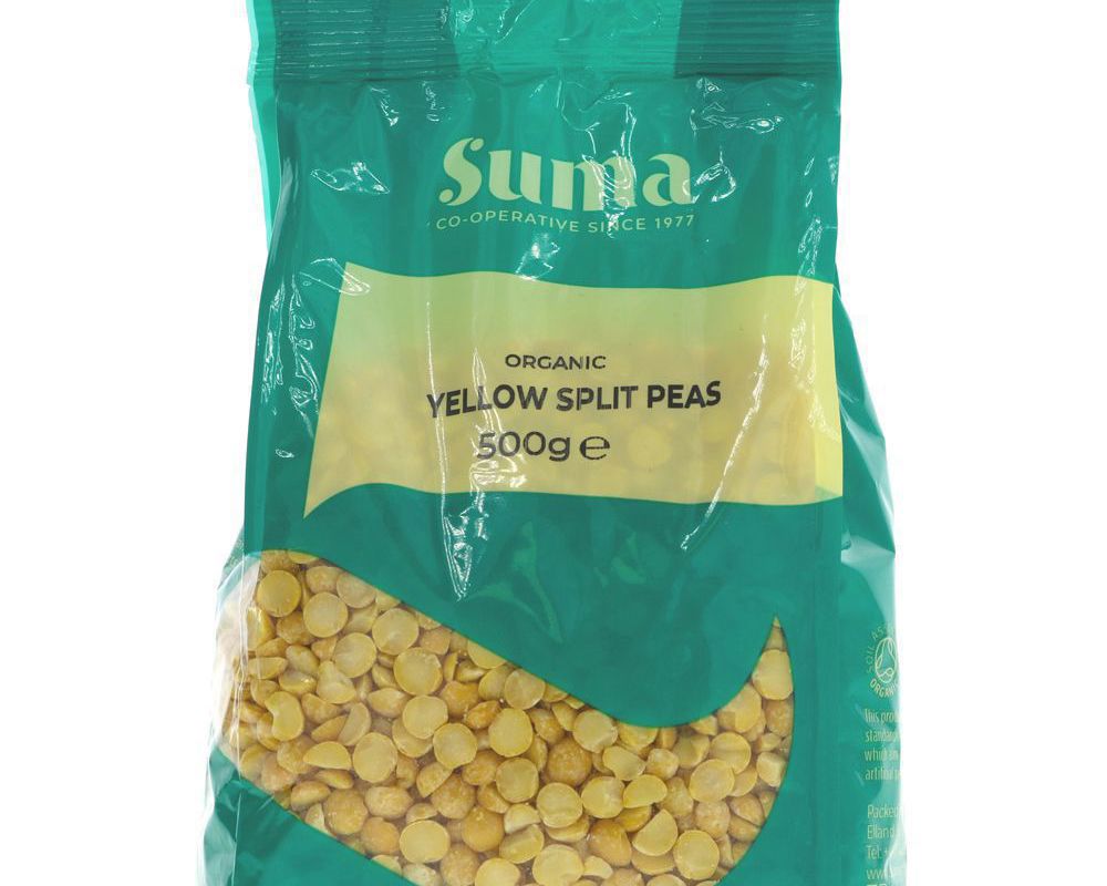 (Suma) Dried Peas - Yellow Split 500g