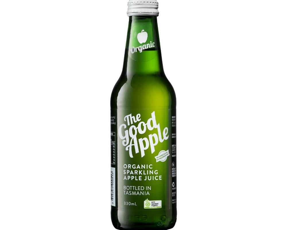 Apple Juice: Sparkling - Organic - GA