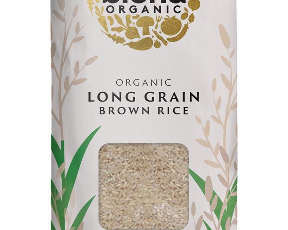 Organic Long Grain Brown Rice 1kg