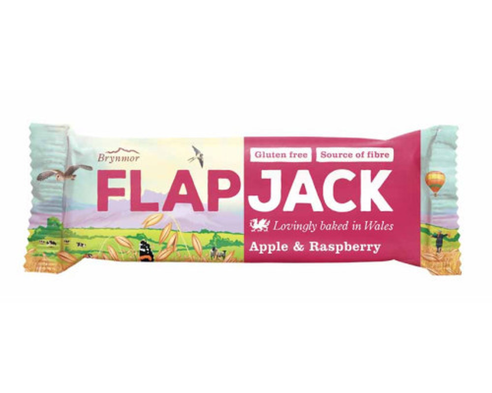 Brynmor Vegan Apple & Raspberry Flapjack