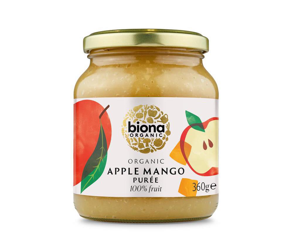 Organic Apple & Mango Puree - No added sugar 360g