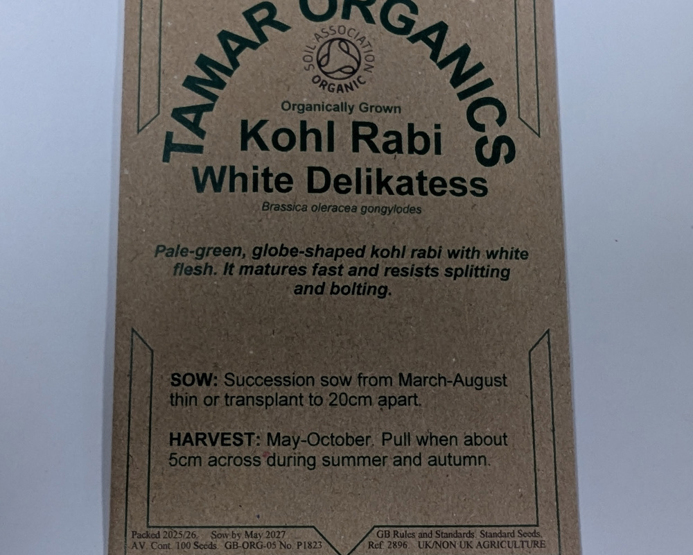 (Seeds) Kohl Rabi - White Delikatess