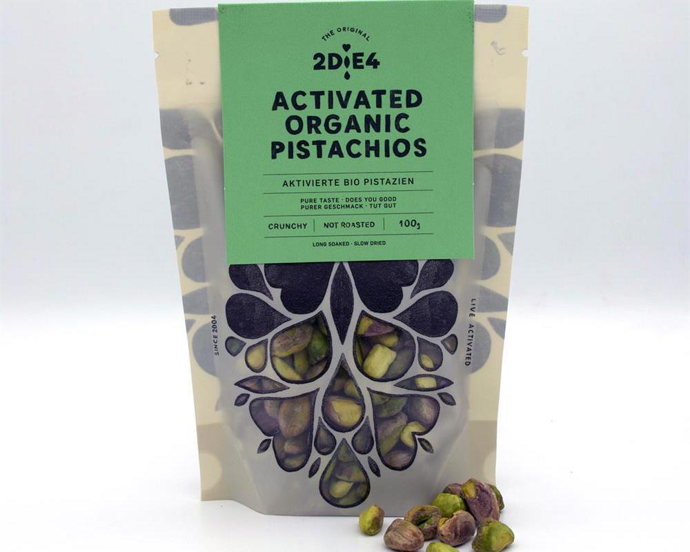 2DiE4 Activated Organic Pistachios 100g