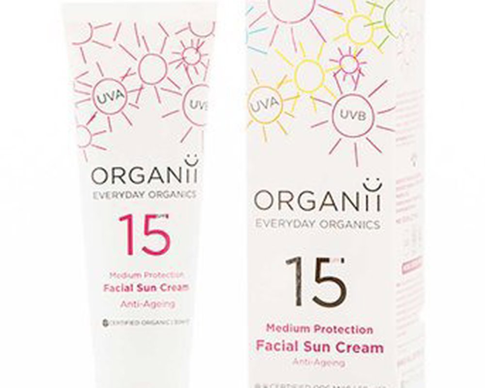 Organii SPF15 Anti Ageing Facial Sun Cream