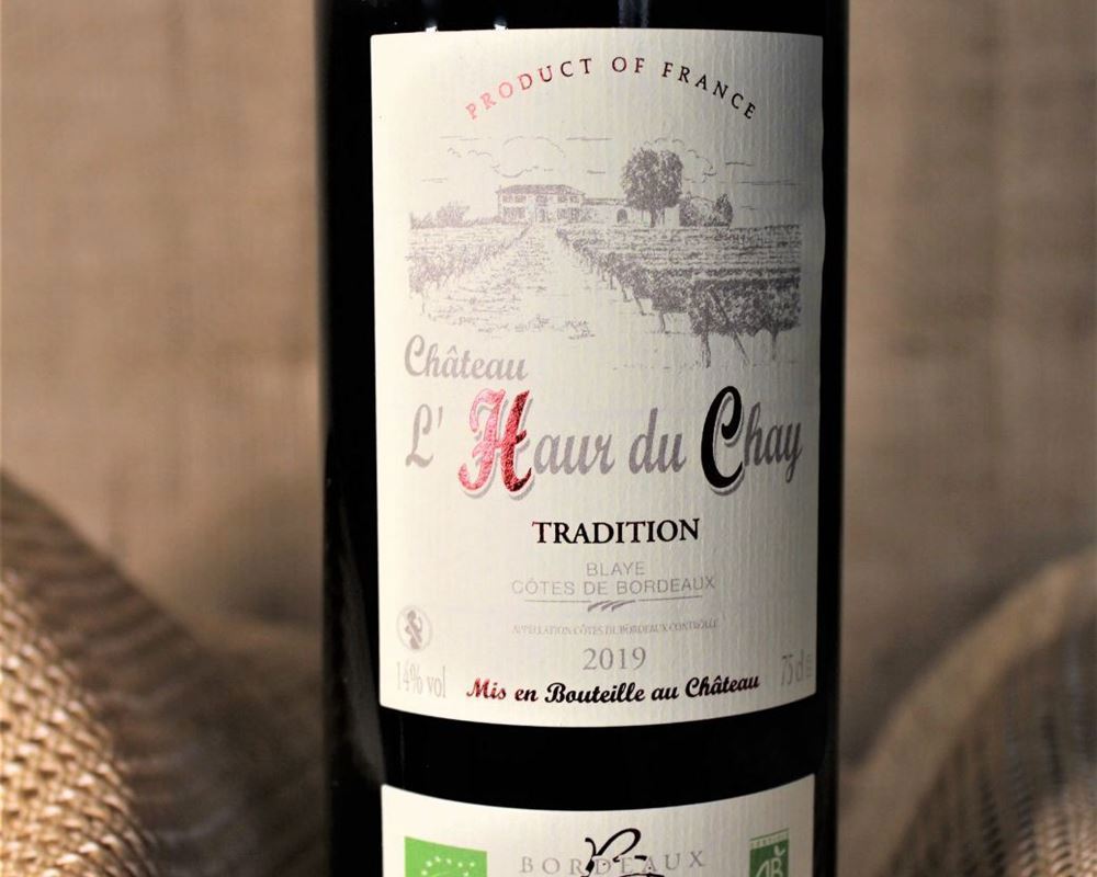 Organic Red Wine Château L'Haur Du Chay Bordeaux