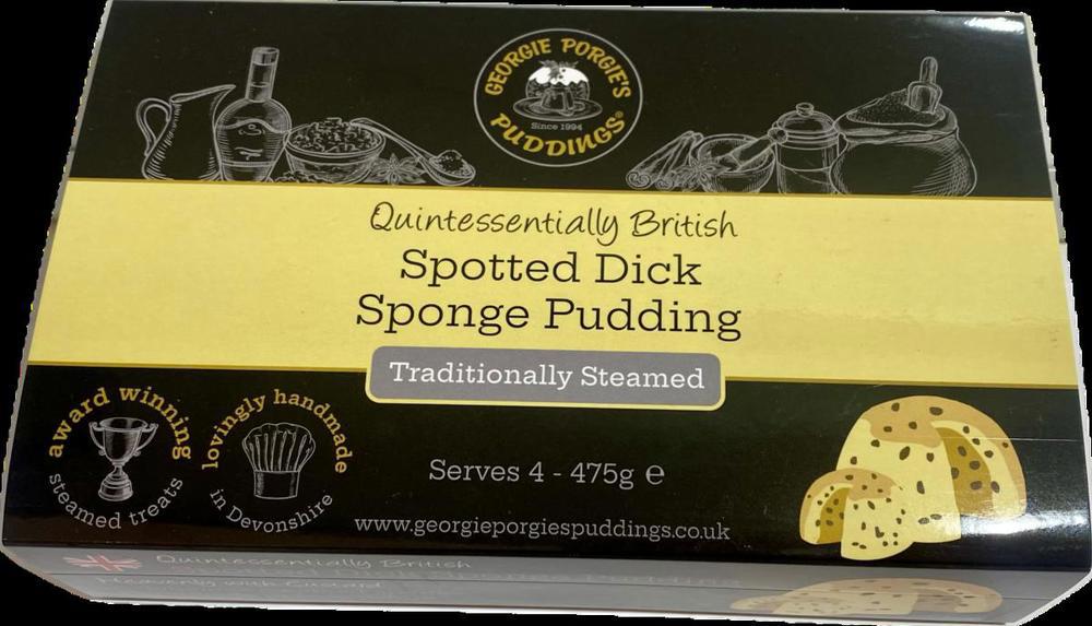 Family Size Spotted Dick Steamed Sponge