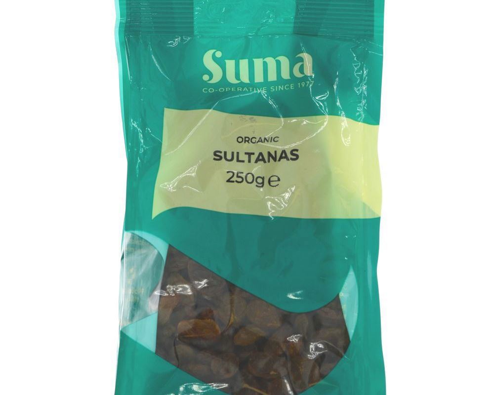 (Suma) Dried Fruit - Sultanas 250g